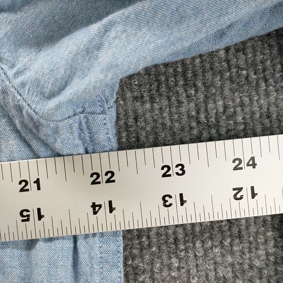 Warner Bros Studio Store Mens Tweety Bird Shirt Blue M Embroidered Vintage - Picture 13 of 13